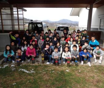 苗木の移動（長野県上田市から宮城県山元町へ）（塩田西小＋長野大）